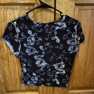 Blue, Black, and White Tee from Rue21.